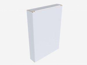 Paper box mockup 16 Modelo 3D