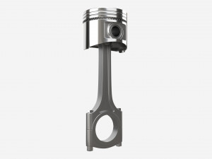 Piston with rod 3D Модель