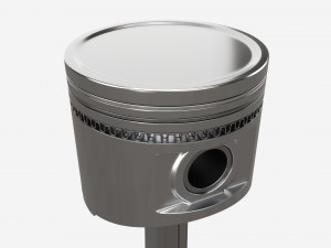 Piston with rod 3D मॉडल