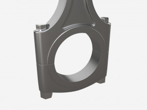 Piston with rod 3D मॉडल