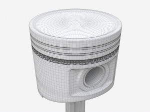 Piston with rod 3D मॉडल