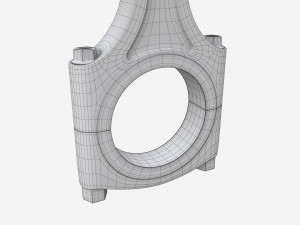 Piston with rod 3D मॉडल