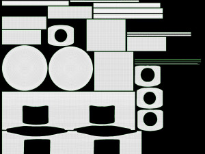 Piston with rod 3D मॉडल