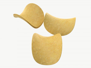 Potato chips 01 3D Model