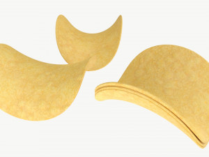 Potato chips 01 3D-Modell
