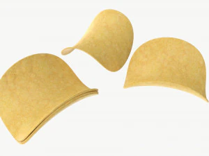 Potato chips 01 3D Model