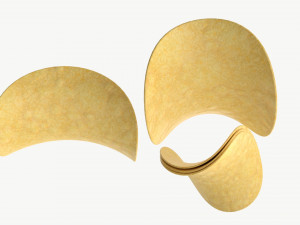 Potato chips 01 3D-Modell