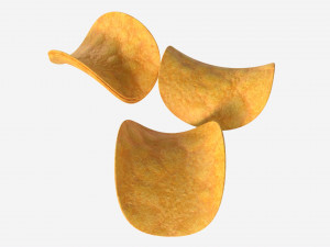 Potato chips 02 3D Model
