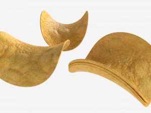 Potato chips 03 3D Model