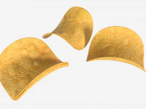 Potato chips 03 3D Model
