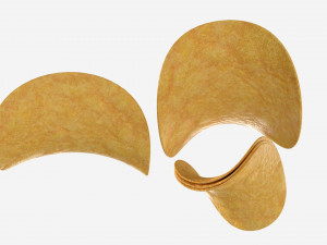 Potato chips 03 3D-Modell