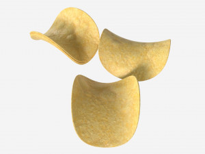 Potato chips 04 3D Model