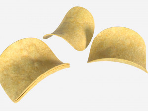 Potato chips 04 3D-Modell