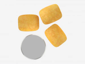 Potato chips with tube packaging 3D Model