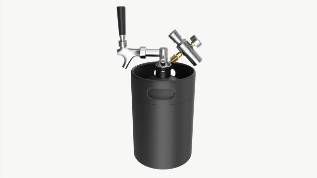 Pressurized Keg System 01 Modèle 3D .c4d .max .obj .3ds .fbx .stl .blend 
