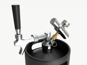 Pressurized Keg System 01 3D Model