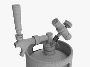 Pressurized Keg System 01 3D Model