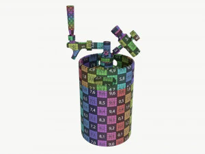 Pressurized Keg System 01 3D Model