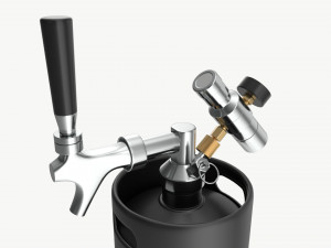 Pressurized Keg System 02 3D Modell