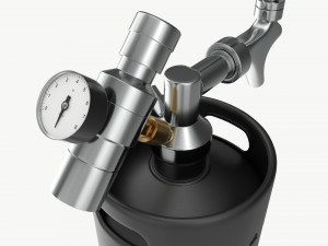 Pressurized Keg System 02 3D Modell
