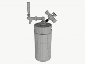 Pressurized Keg System 02 3D Model