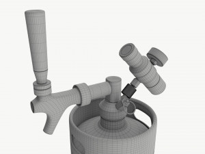 Pressurized Keg System 02 3D Modell