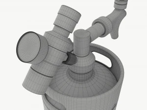 Pressurized Keg System 02 3D Model