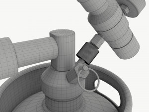 Pressurized Keg System 02 3D Modell