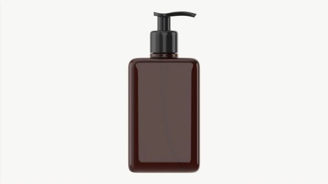 Pump dispenser bottle mockup 01 Model 3D .c4d .max .obj .3ds .fbx .stl .blend 
