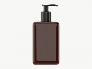 Pump dispenser bottle mockup 01 Modelo 3D