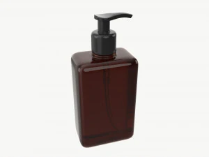 Pump dispenser bottle mockup 01 3D Model