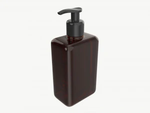 Pump dispenser bottle mockup 01 3D Model