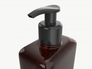 Pump dispenser bottle mockup 01 Model 3D