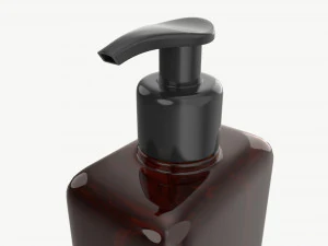 Pump dispenser bottle mockup 01 3D Model