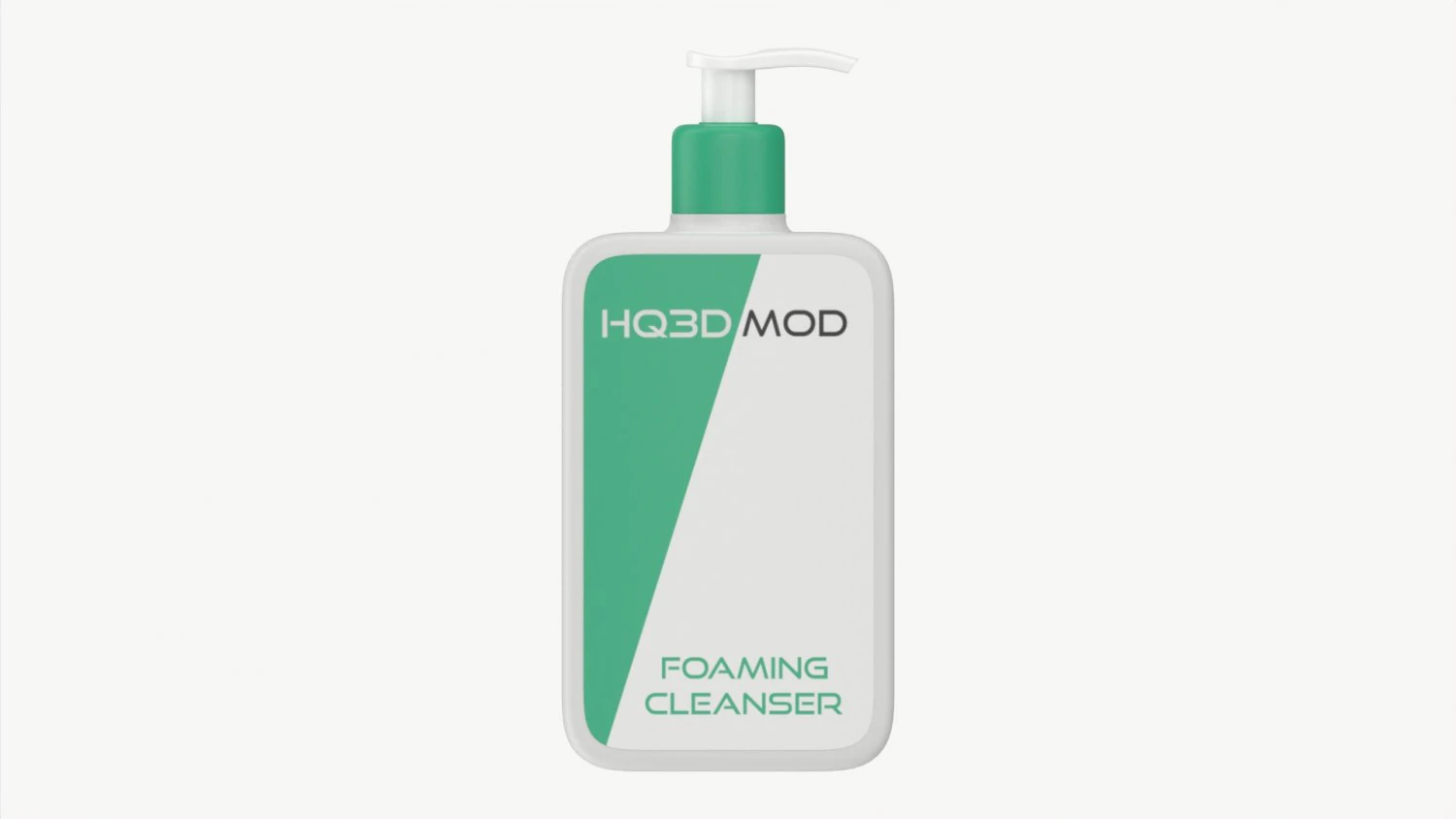 Pump dispenser bottle mockup 02 3D Model .c4d .max .obj .3ds .fbx .stl .blend 