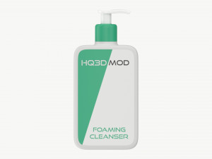 Pump dispenser bottle mockup 02 Modelo 3D