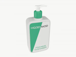 Pump dispenser bottle mockup 02 3D Model