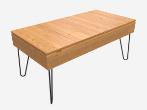 Rectangle Coffee Table 02 3D Model