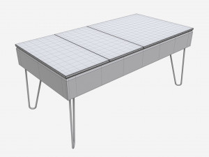 Rectangle Coffee Table 02 Model 3D