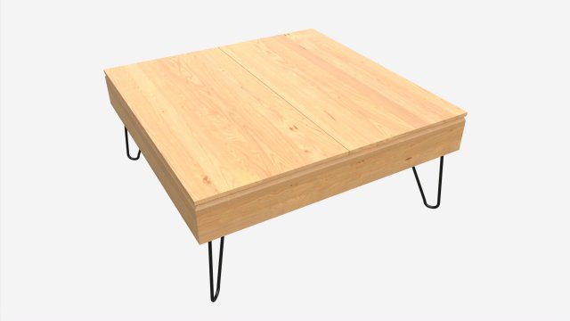 Rectangle Coffee Table 03 Modelo 3D .c4d .max .obj .3ds .fbx .stl .blend 