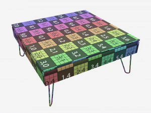 Rectangle Coffee Table 03 3D Model