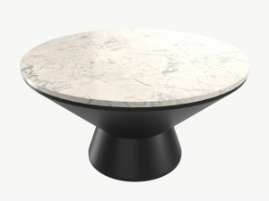 Round Coffee Table 03 3D Model