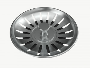 Sink Filter Waste Plug 3D Модель