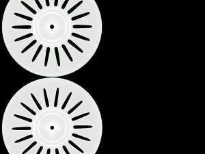 Tamp&atilde;o de res&iacute;duos de filtro de pia Modelo 3D