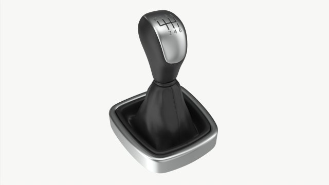 Six speed manual shift Modelo 3D .c4d .max .obj .3ds .fbx .stl .blend 