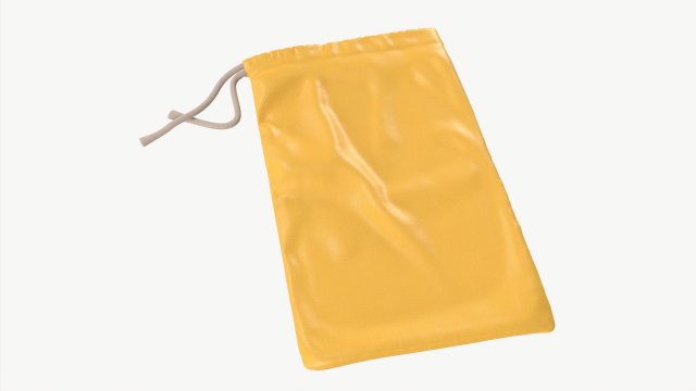 Soft bag empty mockup 3D Model .c4d .max .obj .3ds .fbx .stl .blend 