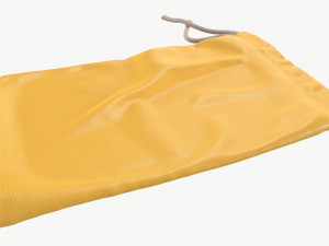 Soft bag empty mockup 3D Model