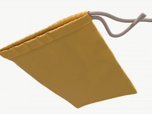 Soft bag empty mockup 3D Model