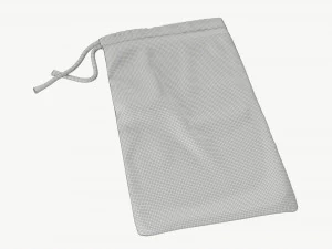 Soft bag empty mockup 3D Model