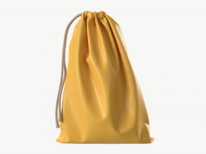 Soft bag filled in mockup Model 3D